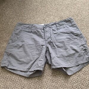 Nike Gray and Cream Athletic Shorts